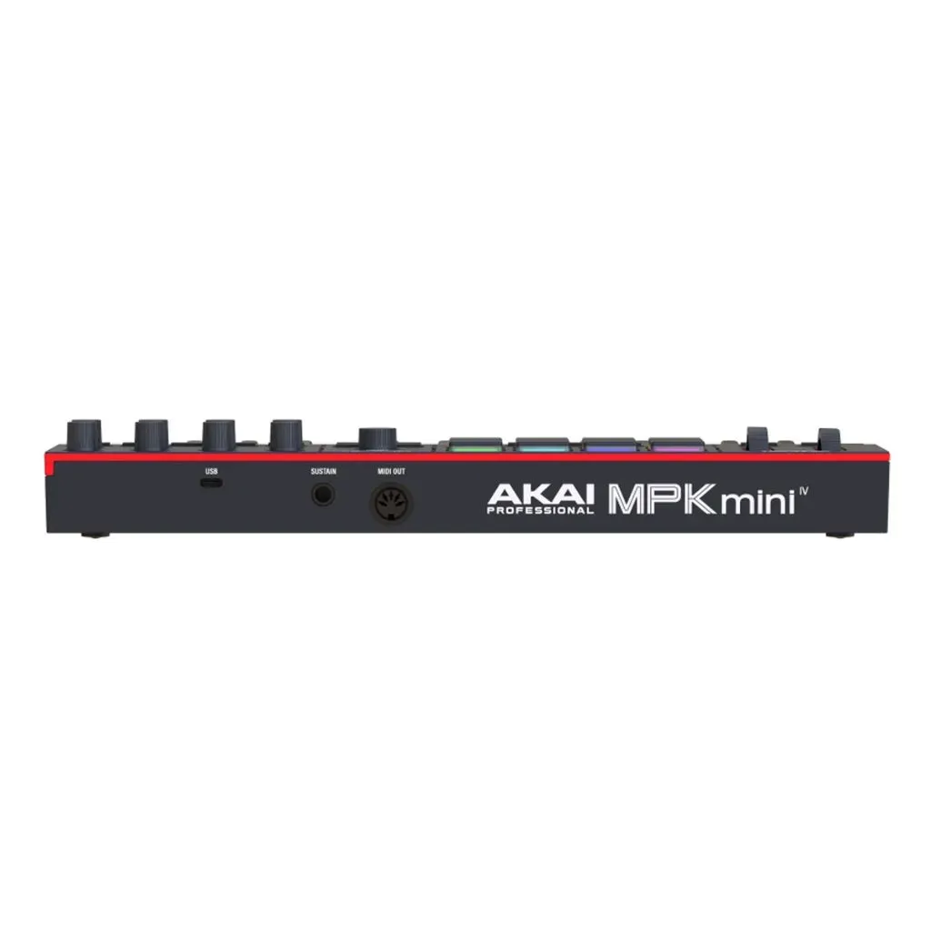 Akai Professional MPK Mini IV MIDI Keyboard Controller - Black — view 2