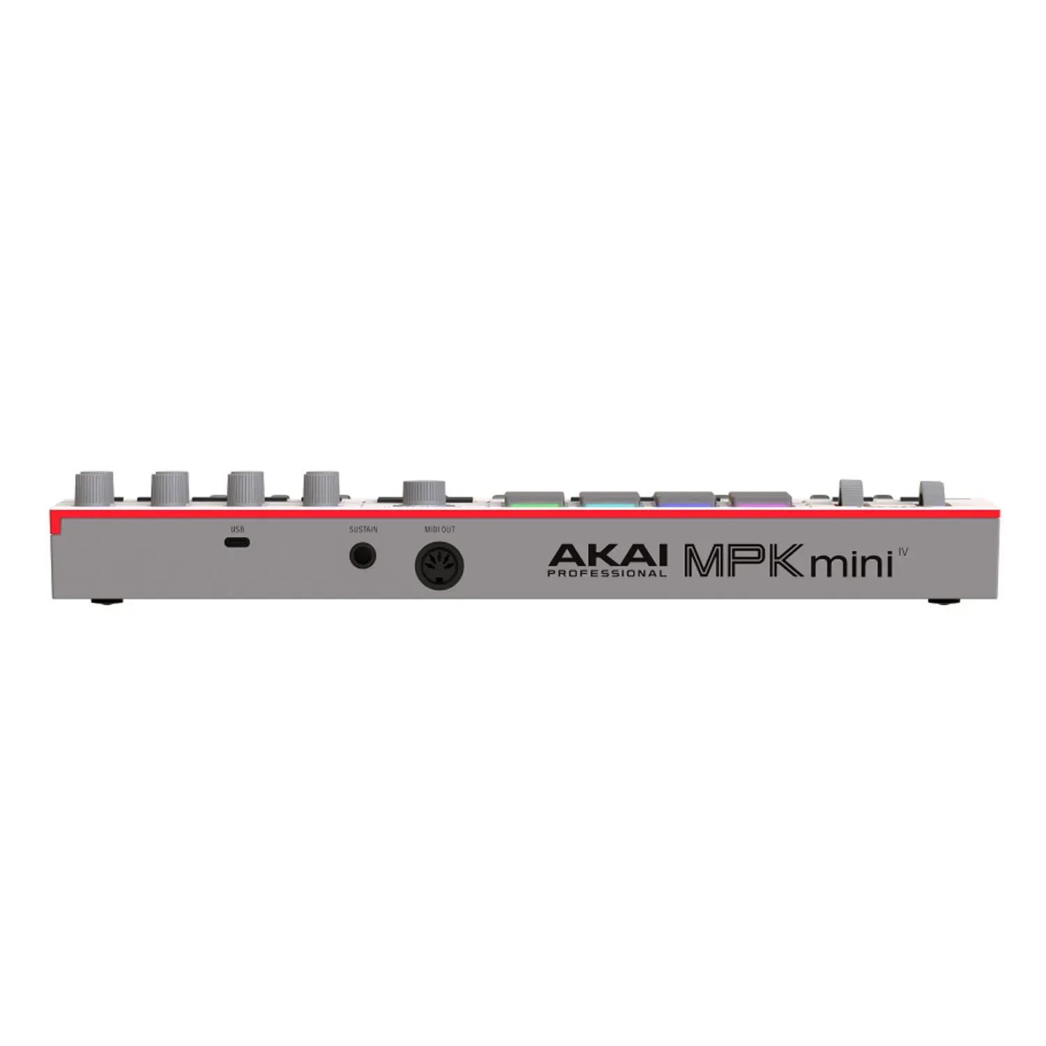 Akai Professional MPK Mini MK4 USB-C MIDI Keyboard Controller (White) — view 6