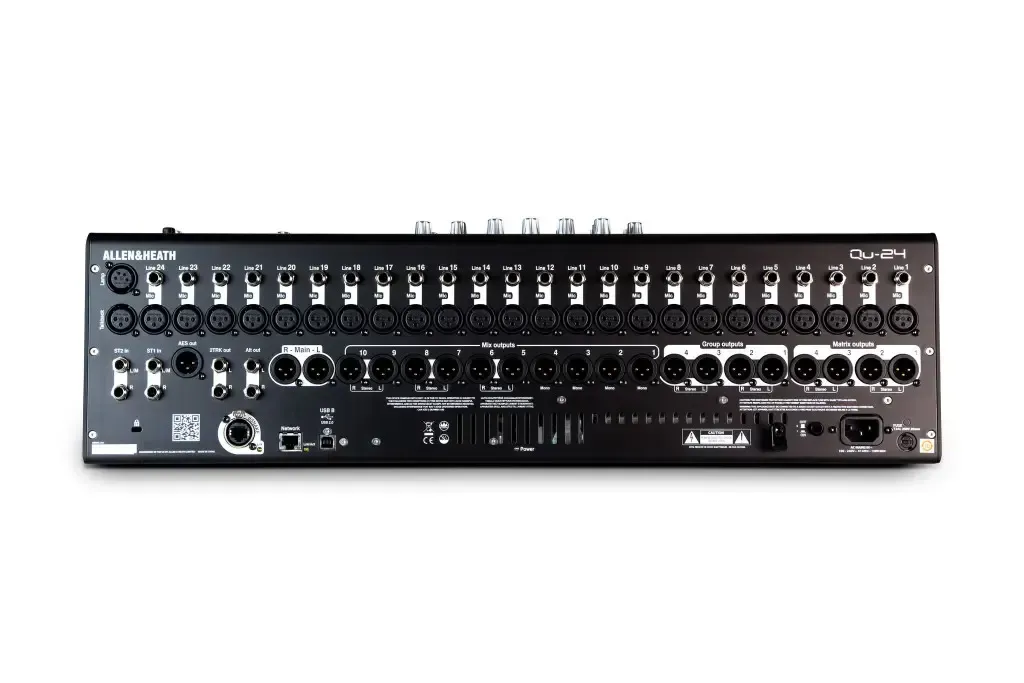 Allen and Heath QU24 24 Channel Digital Mixer - Chrome — view 2