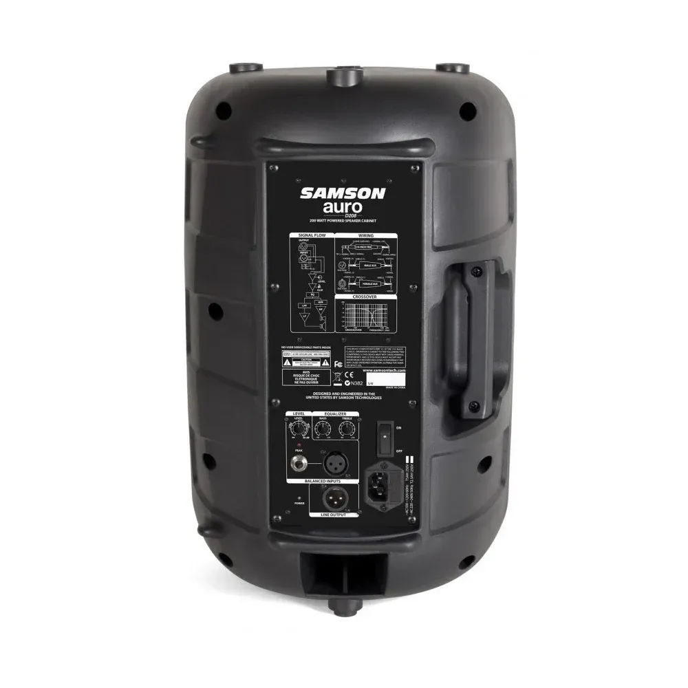 Samson Auro D208 8inch 200W 2-Way Active Loudspeaker — view 2