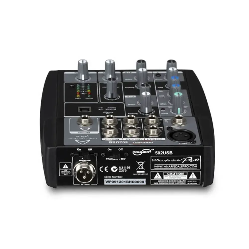 Wharfedale Connect 502 USB - 5 Input Mixer — view 3