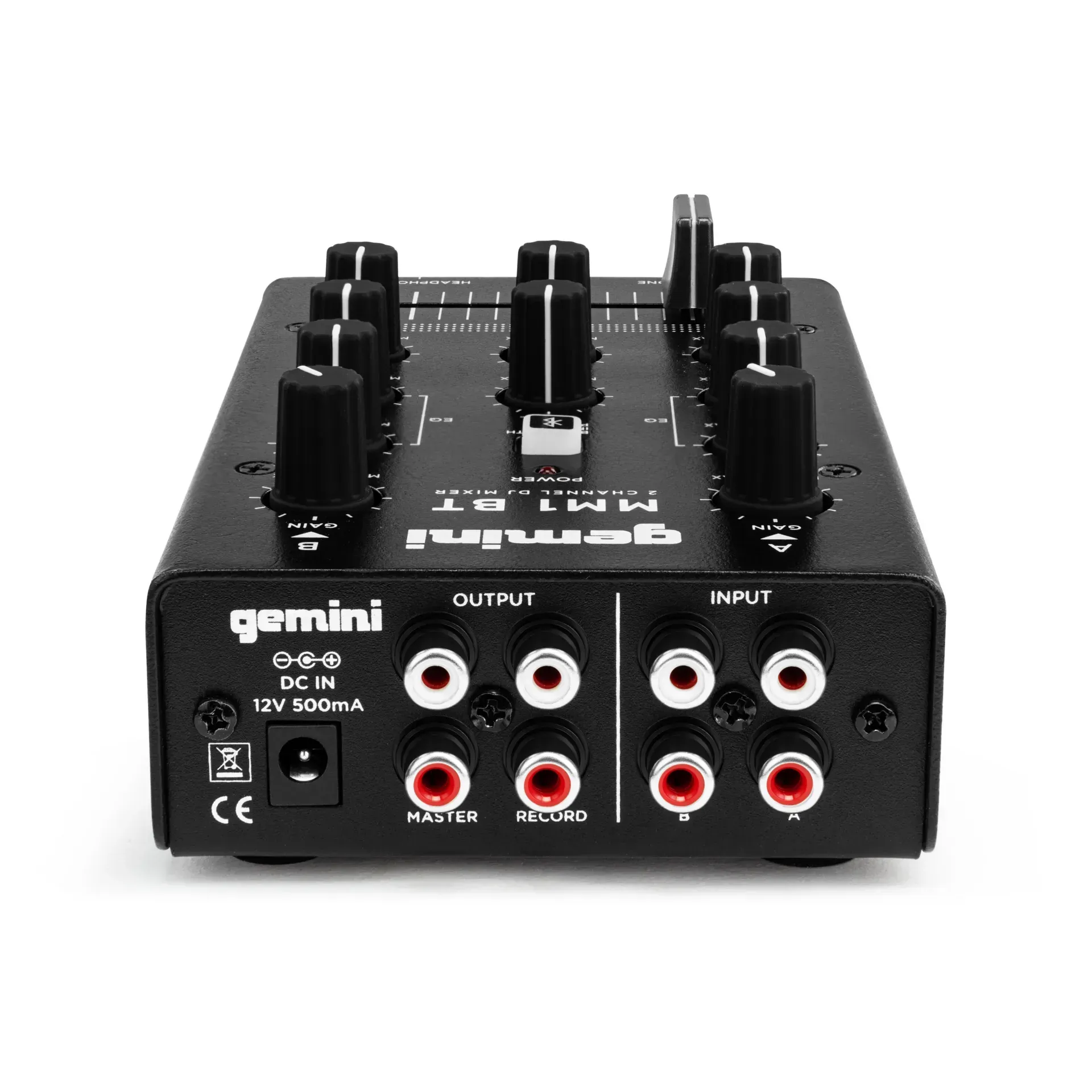 Gemini MM1BT Bluetooth Professional 2-Channel DJ Mixer — view 3