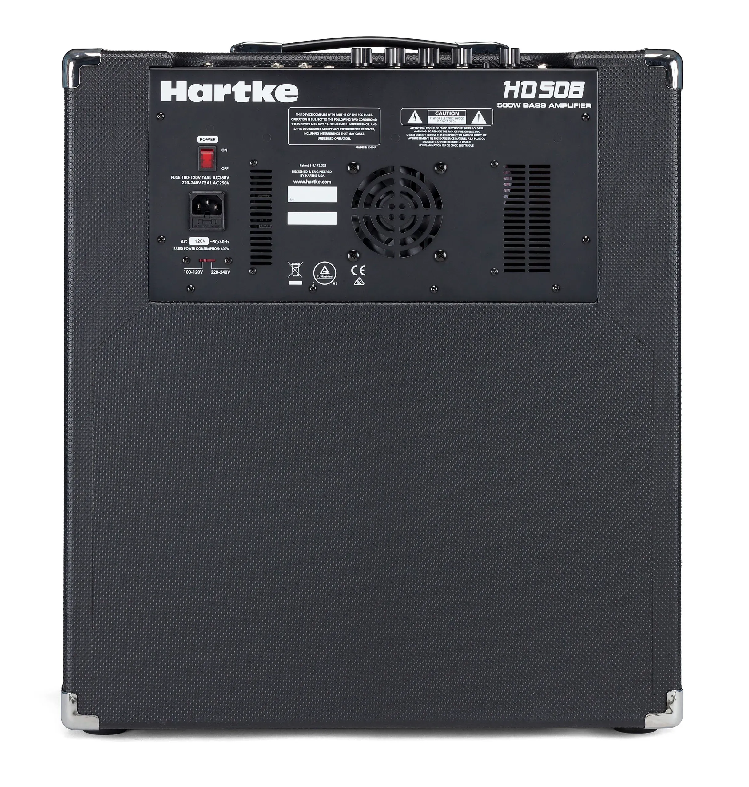 Hartke HD508 4x8 inch 500-watt Bass Combo Amp — view 3