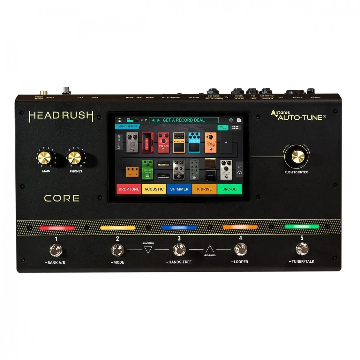 Headrush Core Guitar Multi-effect/Amp Modeler/Vocal Processor Unit