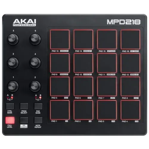 Akai Professional MPD218 16-Pad MIDI Pad Controller — view 2