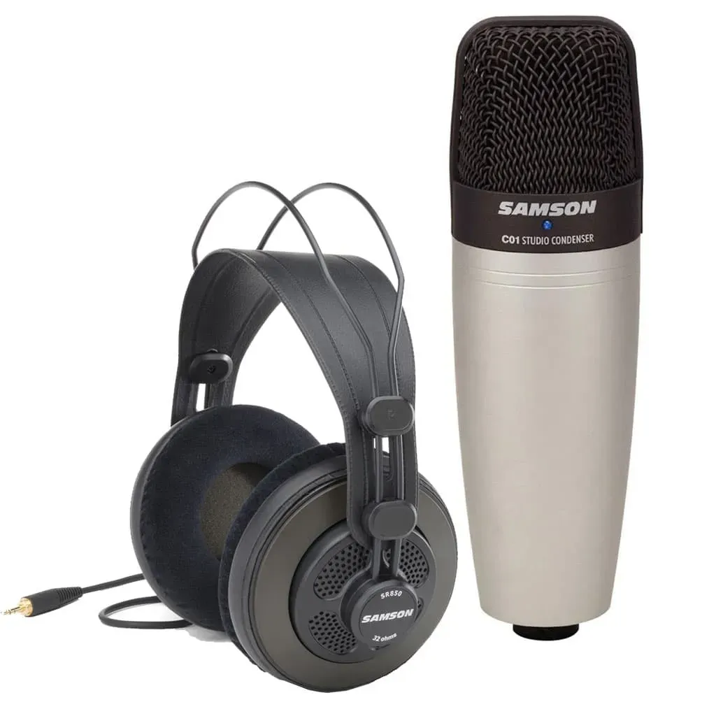 Samson C01 Condendser Mic and SR850 Headphones