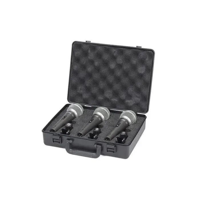 Samson Q6 - Dynamic Handheld Microphone - 3 Pack