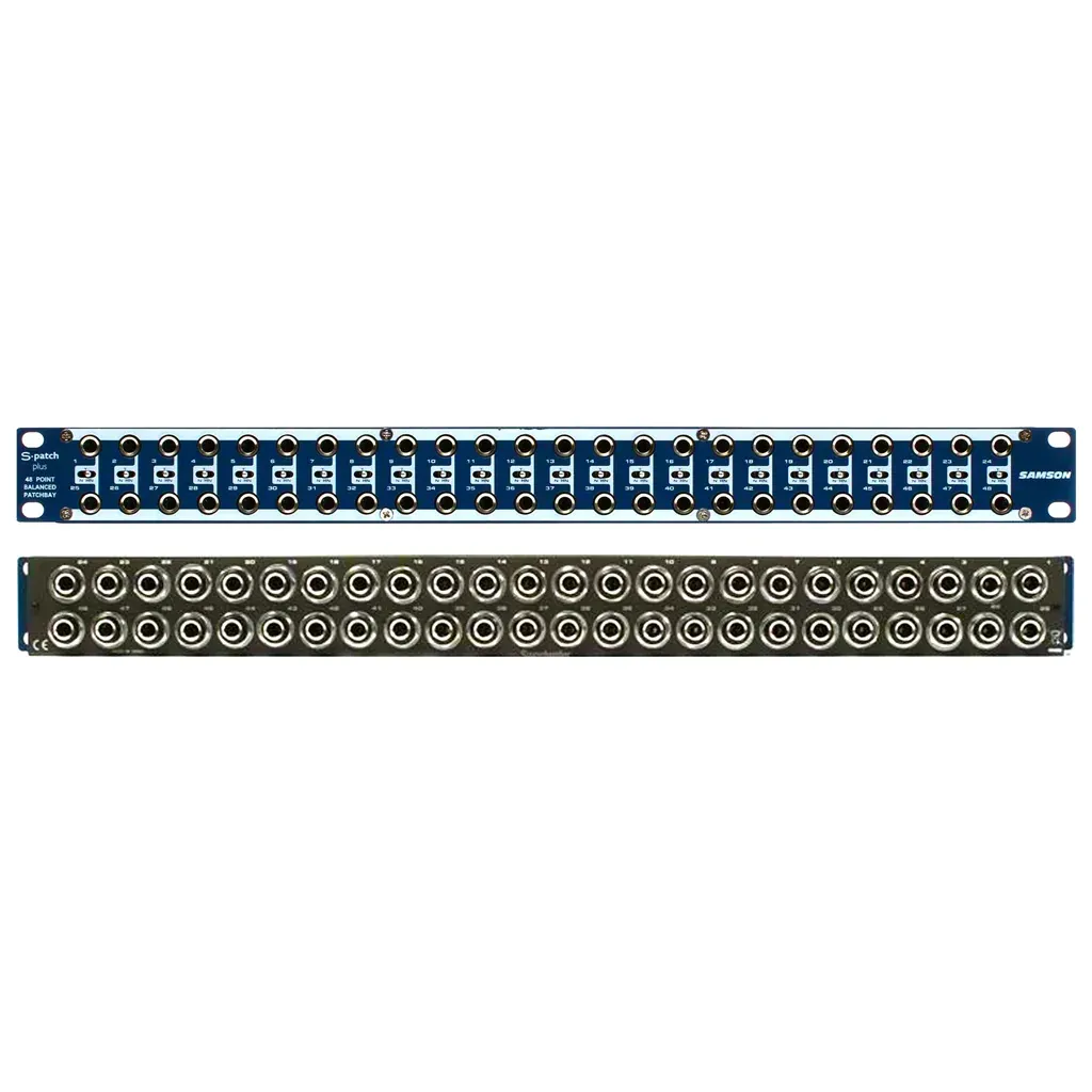 Samson S-Patch Plus 48-point Balanced Patchbay