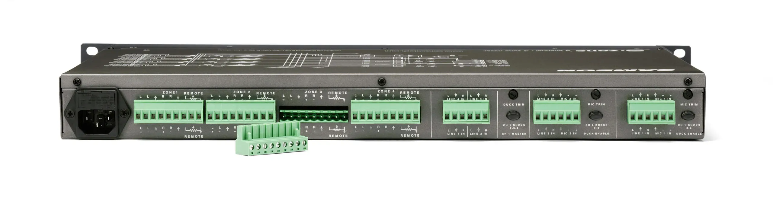Samson S-Zone 4-Input 4-Zone Stereo Mixer — view 2