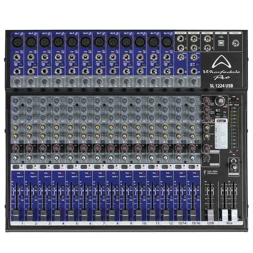 Wharfedale SL1224USB 14 Input Desk Mixer With USB Interface