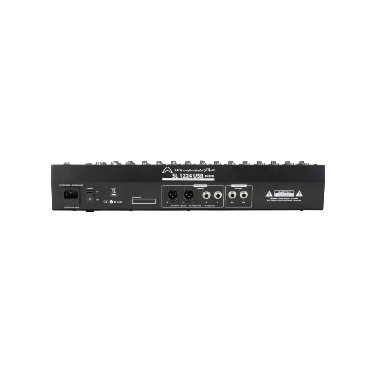 Wharfedale SL1224USB 14 Input Desk Mixer With USB Interface — view 3