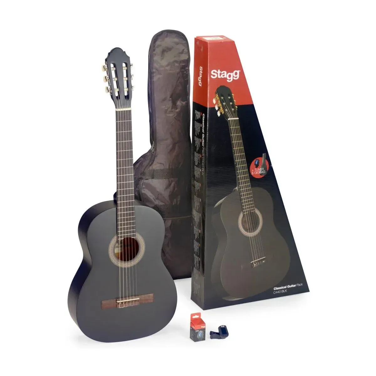 Stagg C430 3/4 Black Classical Guitar Pack — view 2