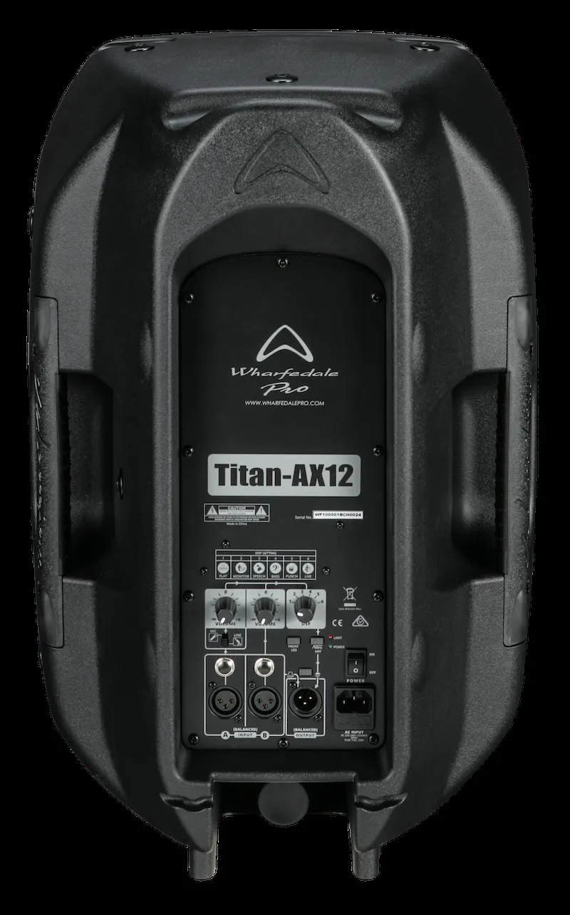 Wharfedale X Series Titan AX12B 12 inch Active 300W Speaker — view 3