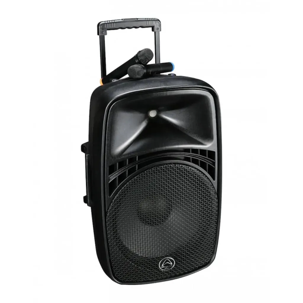 Wharfedale EZ12A – 12 inch Rechargeable Speaker w/ BT and 2 Wireless Microphones — view 2