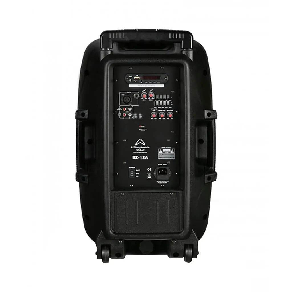 Wharfedale EZ12A – 12 inch Rechargeable Speaker w/ BT and 2 Wireless Microphones — view 3