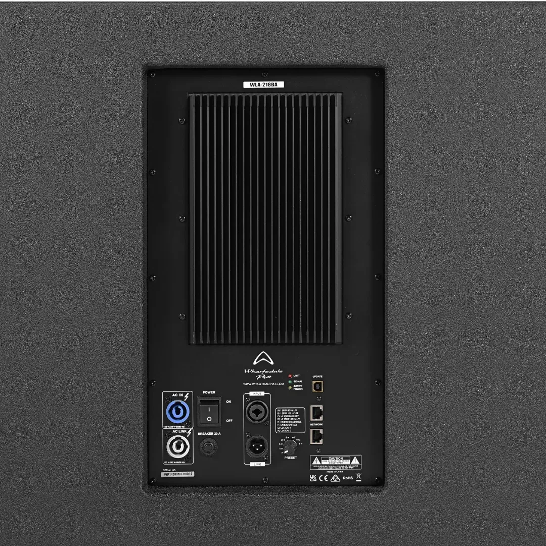 Wharfedale WLA 218 BA Dual 18 inch Active Subwoofer — view 4