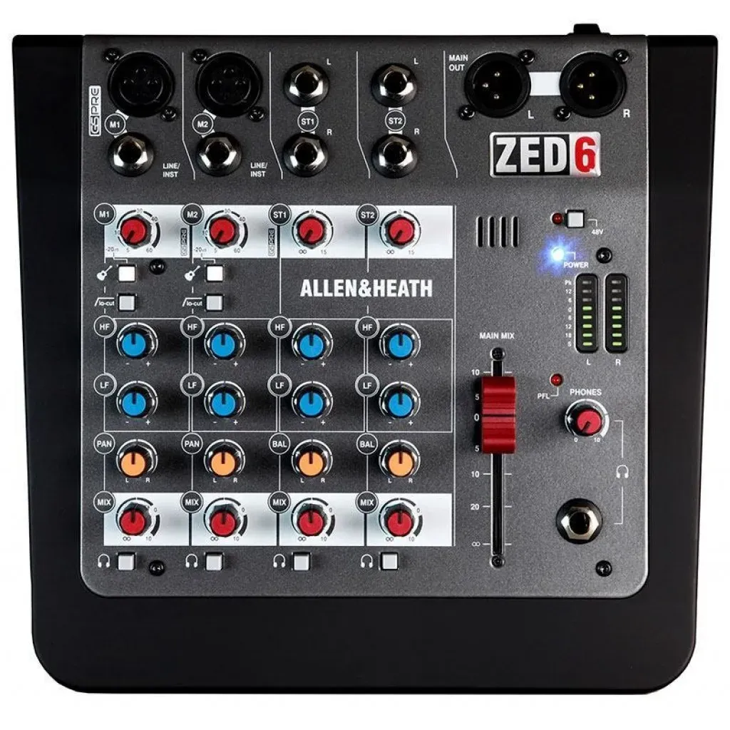 Allen and Heath ZED-6 4-channel Compact Mixer — view 2