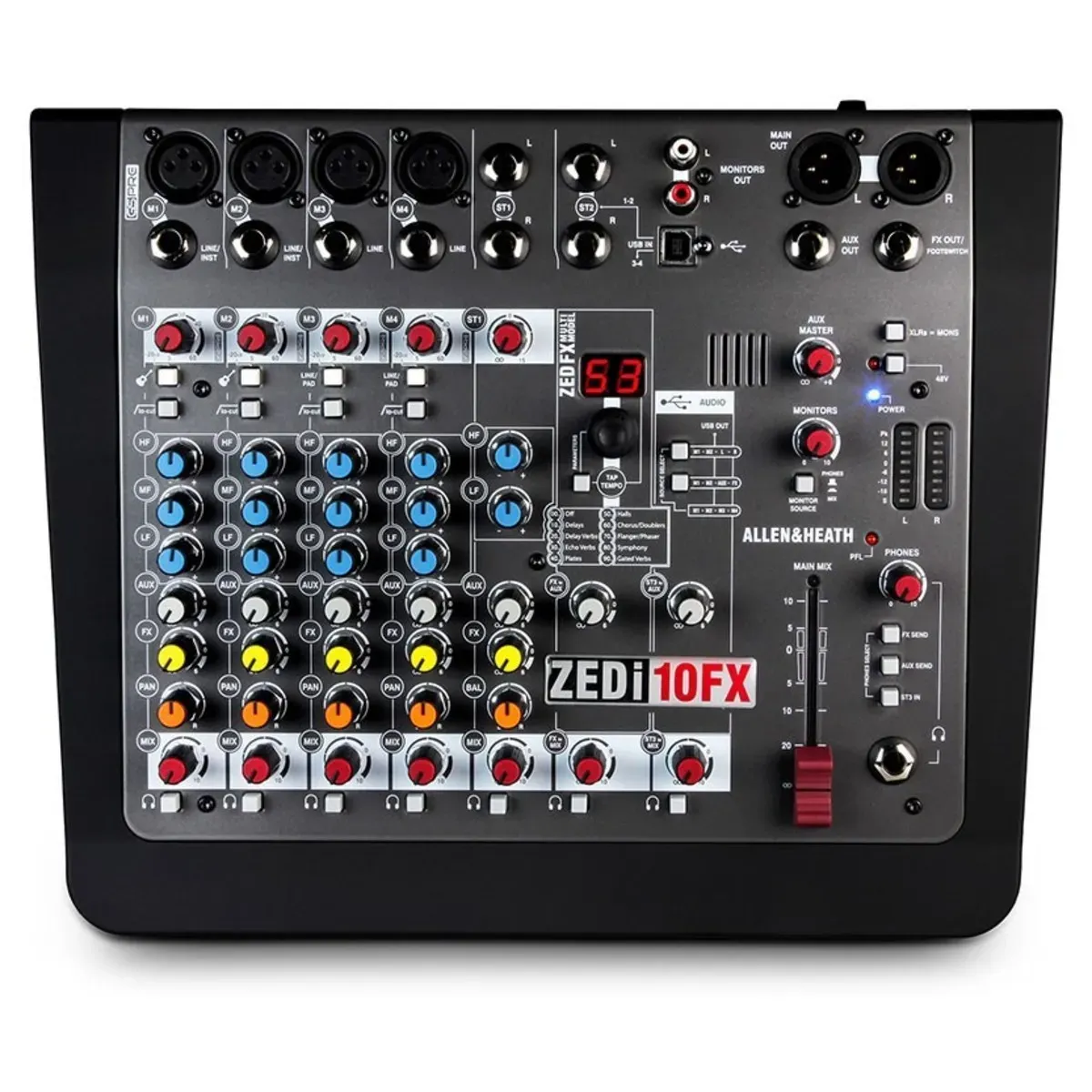 Allen and Heath ZEDi-10FX 10-channel Mixer with USB Audio Interface and Effects