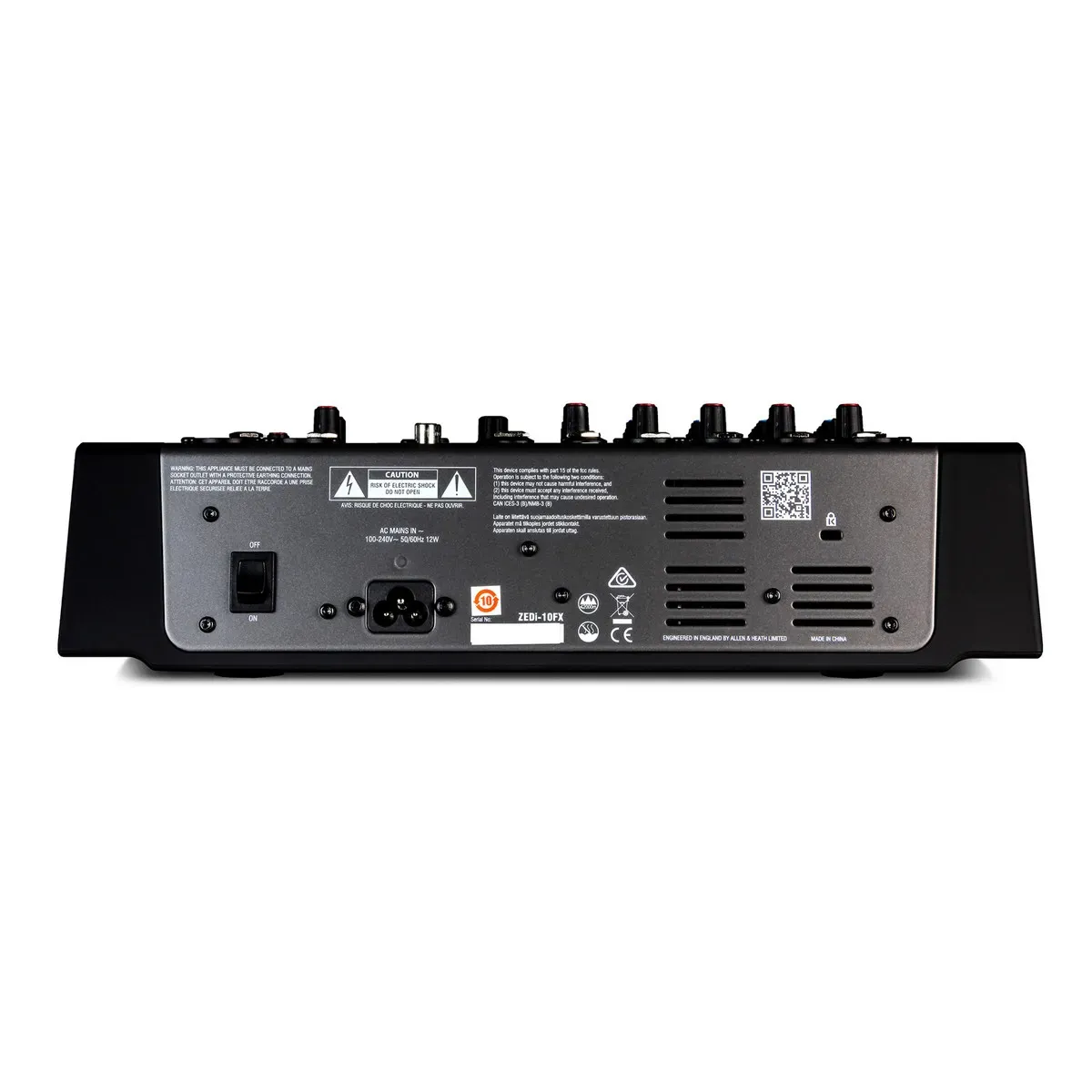 Allen and Heath ZEDi-10FX 10-channel Mixer with USB Audio Interface and Effects — view 3