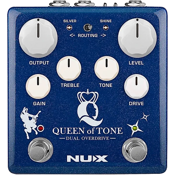 NUX Queen of Tone Dual Overdrive Pedal Dual — view 1