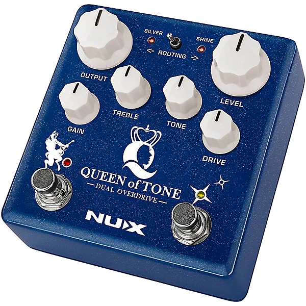 NUX Queen of Tone Dual Overdrive Pedal Dual — view 2