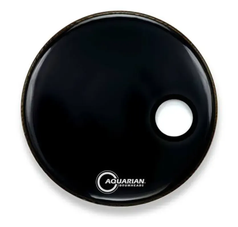 Aquarian Ported Drumhead 22 Black — view 2