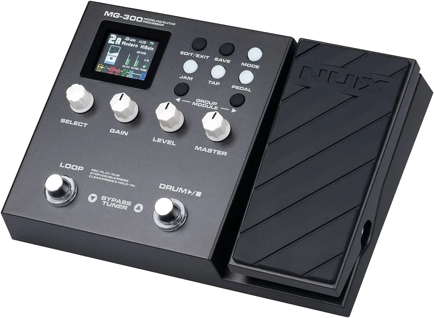 Nux MG-300 Compact Guitar Multi-FX Modelling Processor Pedal — view 2