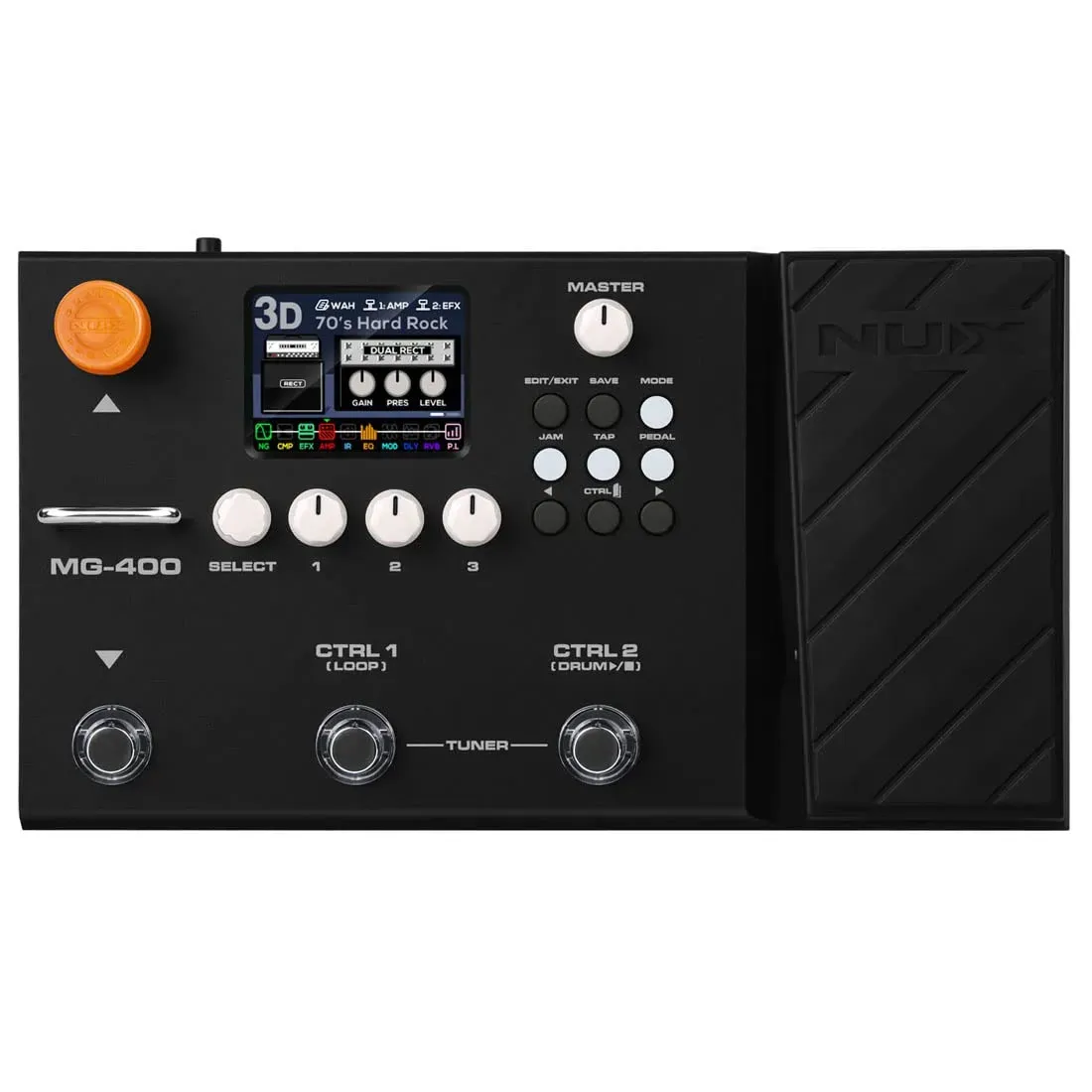 Nux MG-400 Guitar Multi-FX Amp Modeling Pedal — view 2