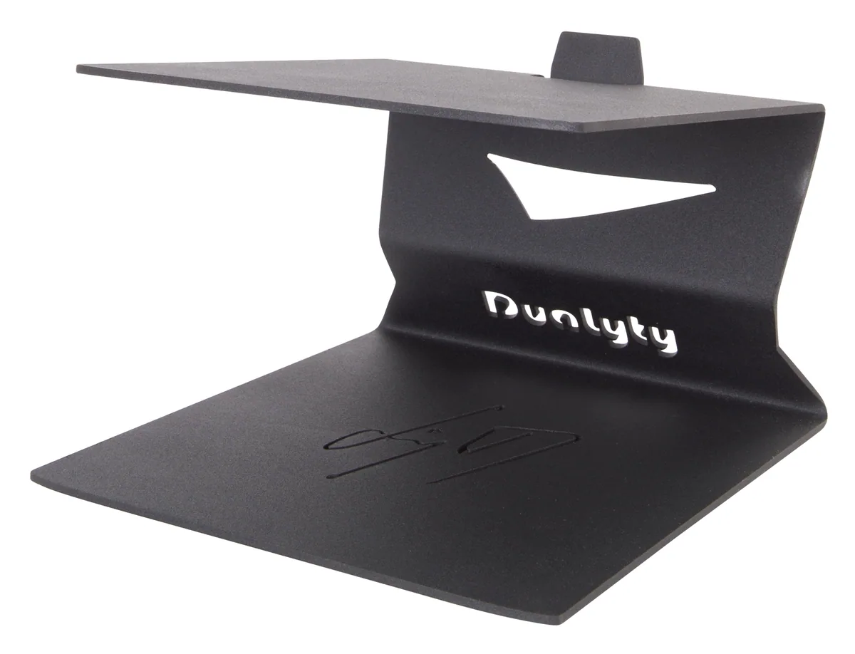 Dualyty 345 Mild Steel Desktop Monitor Stand Pair (Black)