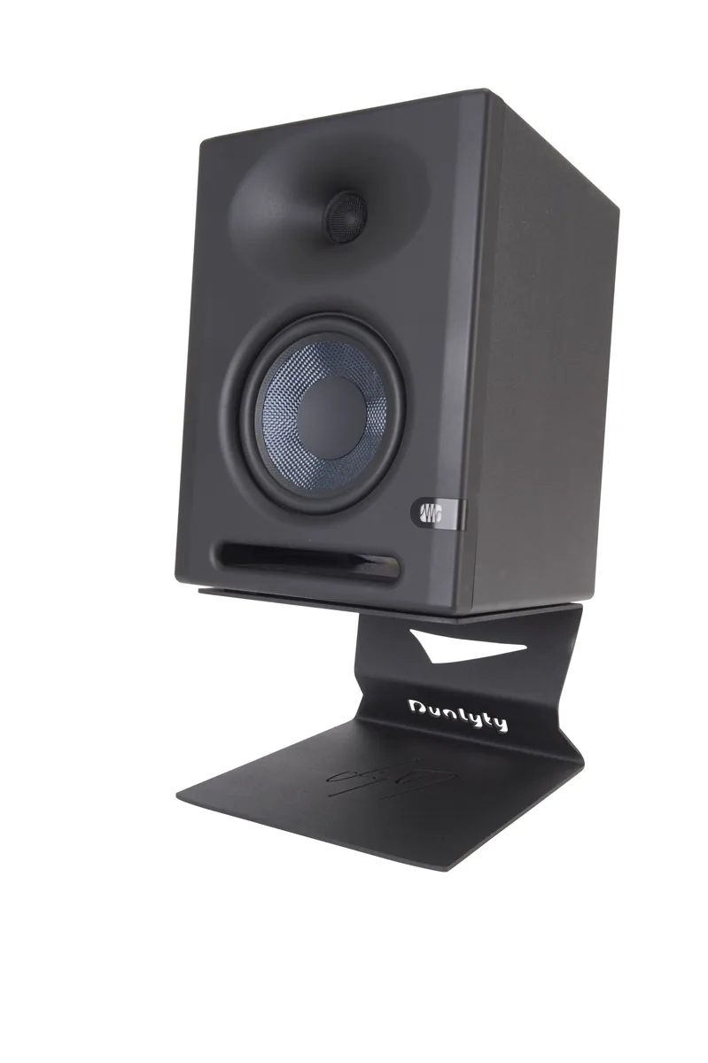Dualyty 345 Mild Steel Desktop Monitor Stand Pair (Black) — view 5