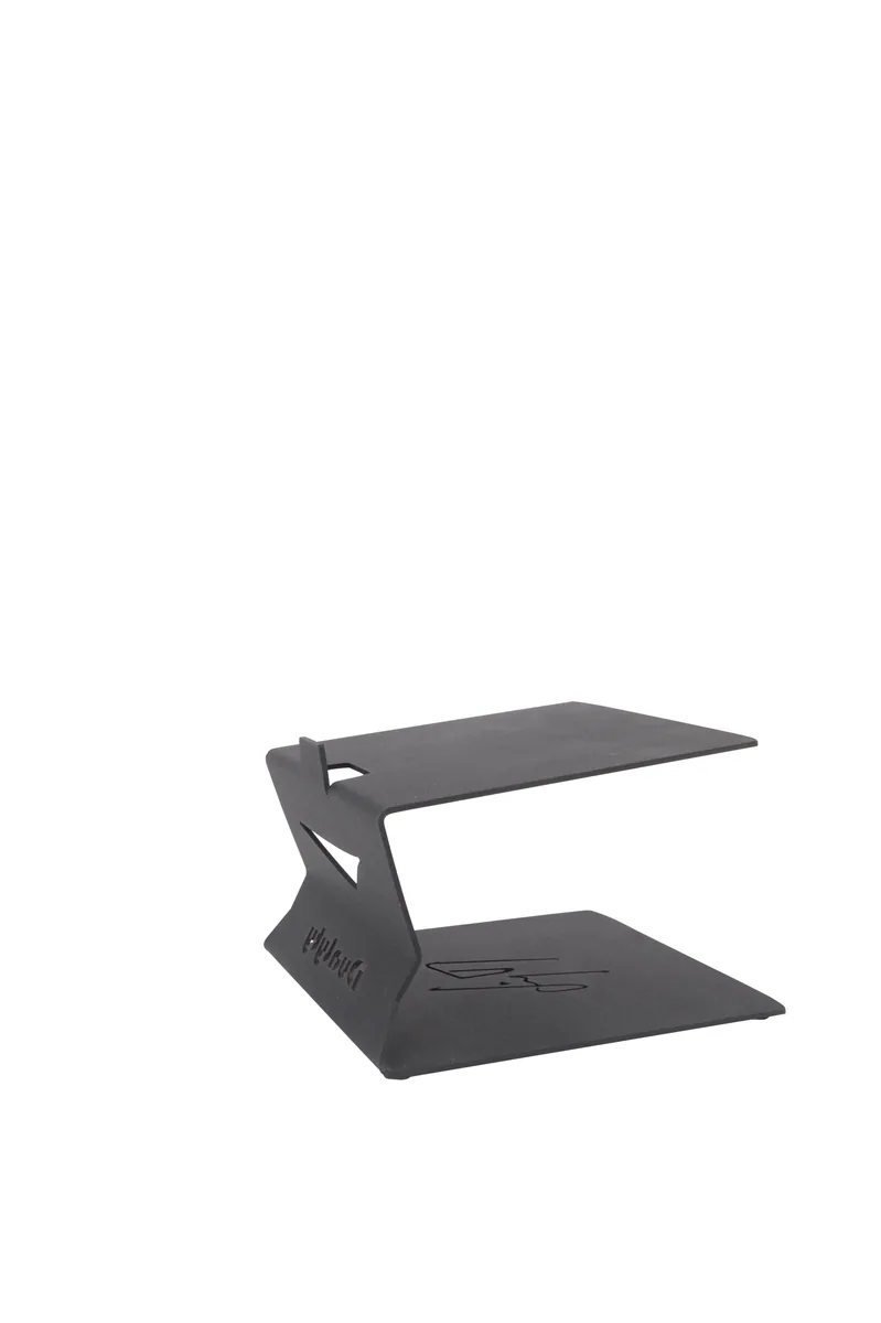Dualyty 345 Mild Steel Desktop Monitor Stand Pair (Black) — view 6