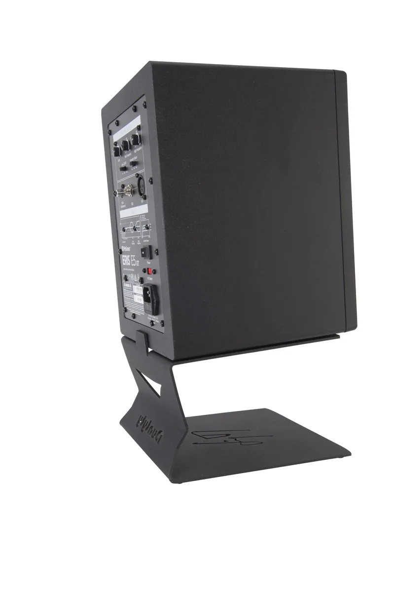 Dualyty 345 Mild Steel Desktop Monitor Stand Pair (Black) — view 8
