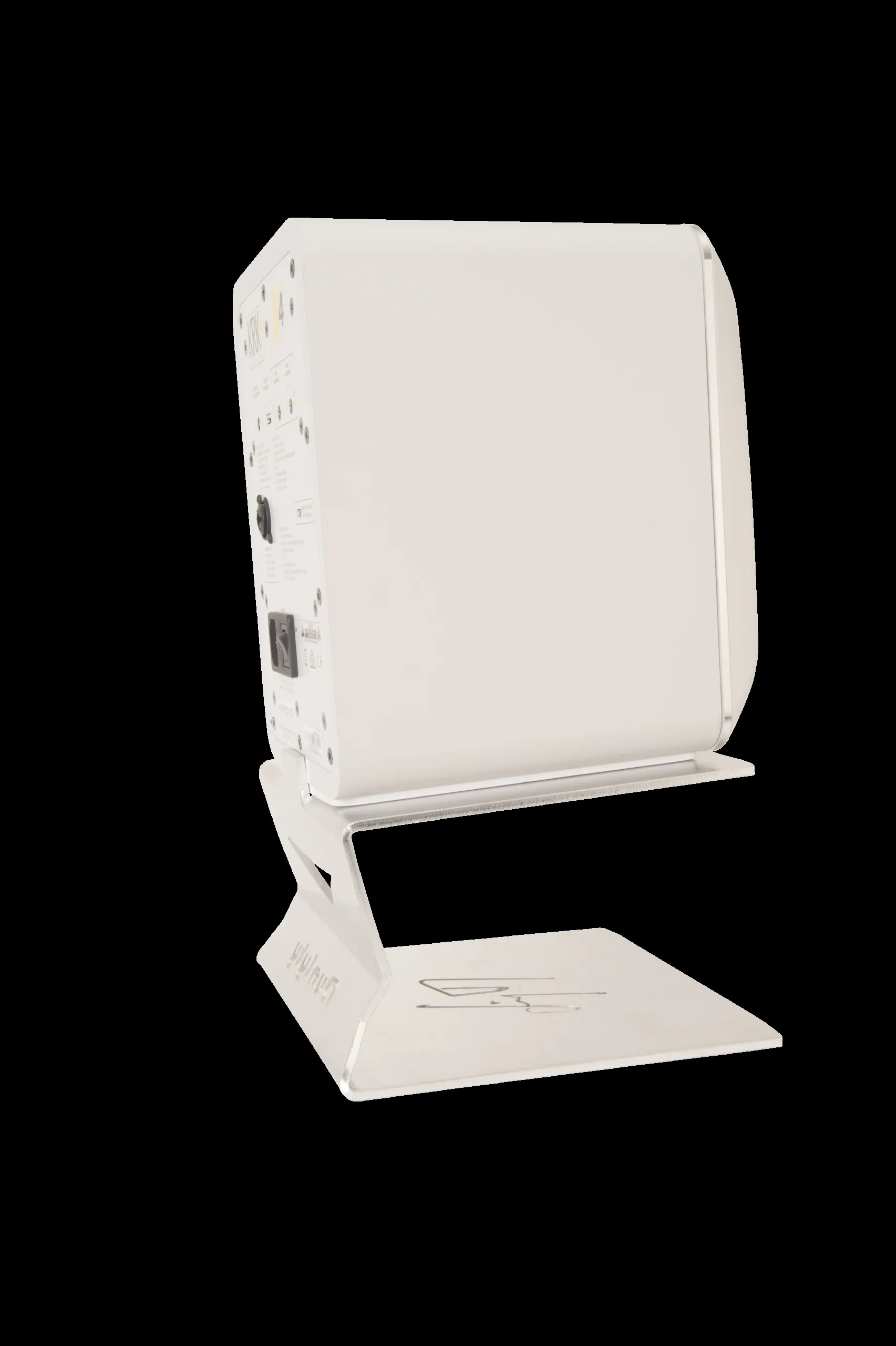 Dualyty 345 Mild Steel Desktop Monitor Stand Pair (White) — view 8