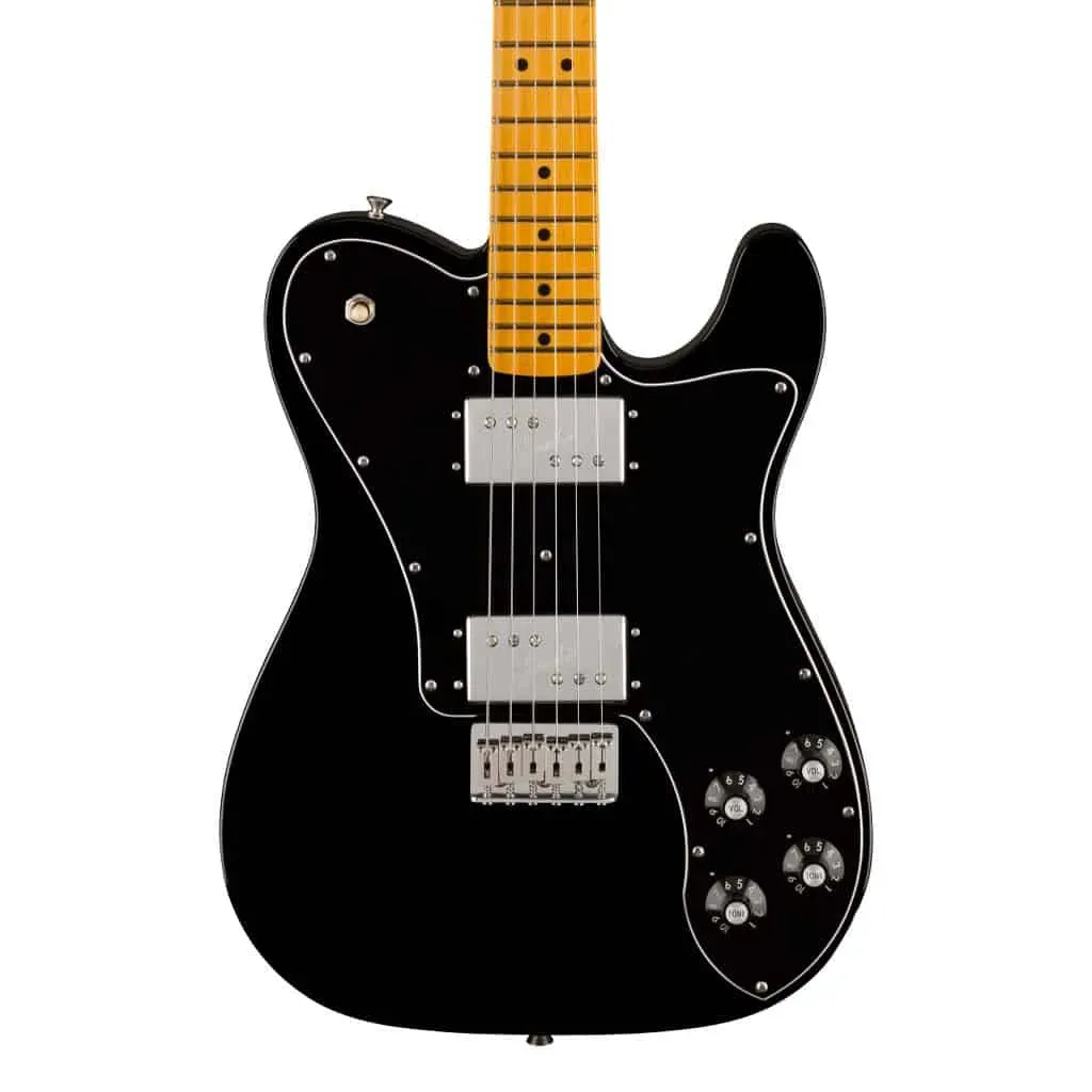 Fender American Vintage II 1975 Telecaster Deluxe Electric Guitar - Black — view 1