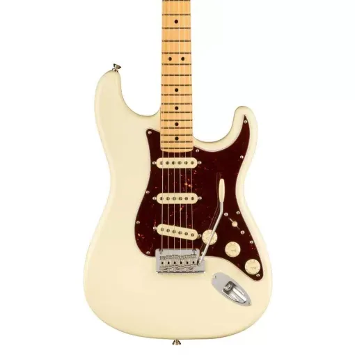 Fender American Professional II Stratocaster Electric Guitar - Olympic White with Maple Fretboard