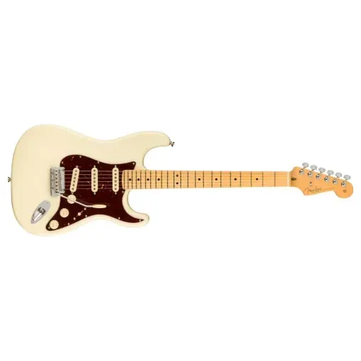 Fender American Professional II Stratocaster Electric Guitar - Olympic White with Maple Fretboard — view 4
