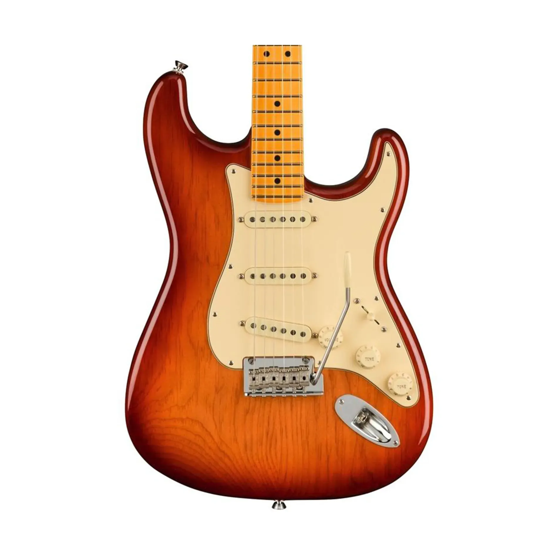 Fender American Pro II Stratocaster - Guitar, Sienna Sunburst — view 1