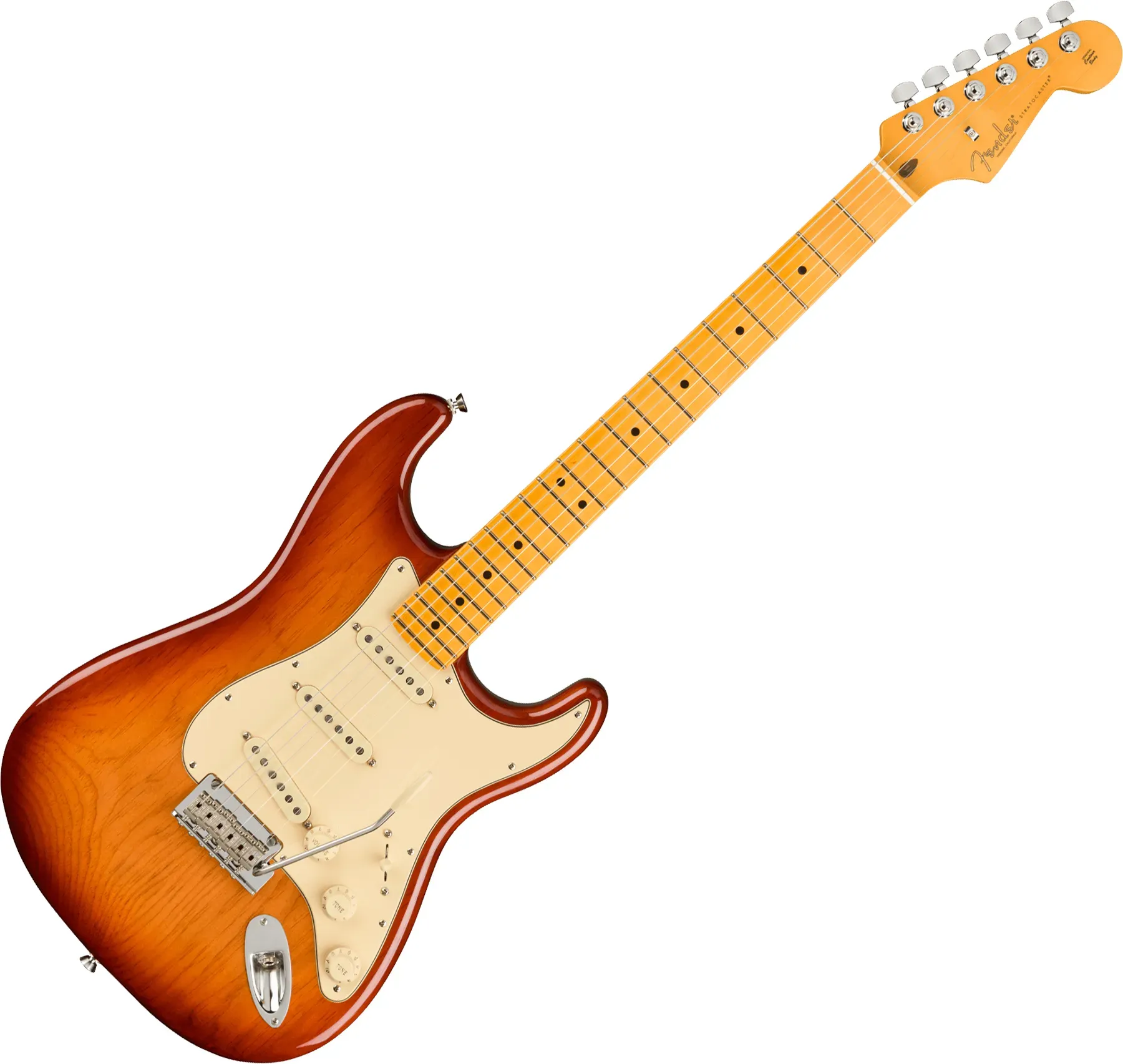 Fender American Pro II Stratocaster - Guitar, Sienna Sunburst — view 2