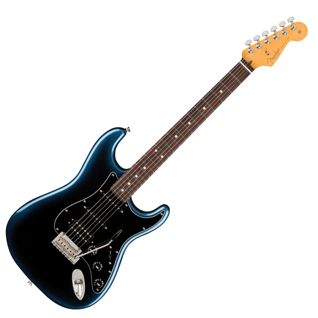 Fender American Professional II Stratocaster HSS Electric Guitar – Dark Night — view 2