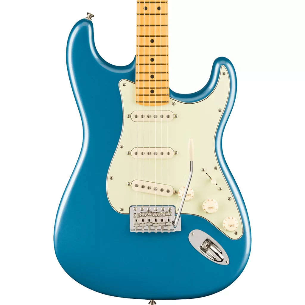 Fender American Professional Classic Stratocaster Electric Guitar – Faded Lake Placid Blue — view 1