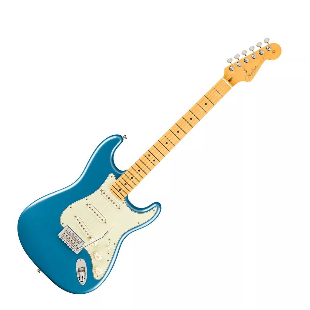 Fender American Professional Classic Stratocaster Electric Guitar – Faded Lake Placid Blue — view 2