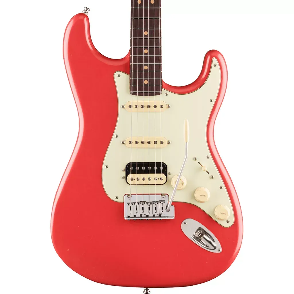 Fender American Ultra Luxe Vintage '60s Stratocaster Electric Guitar - Fiesta Red