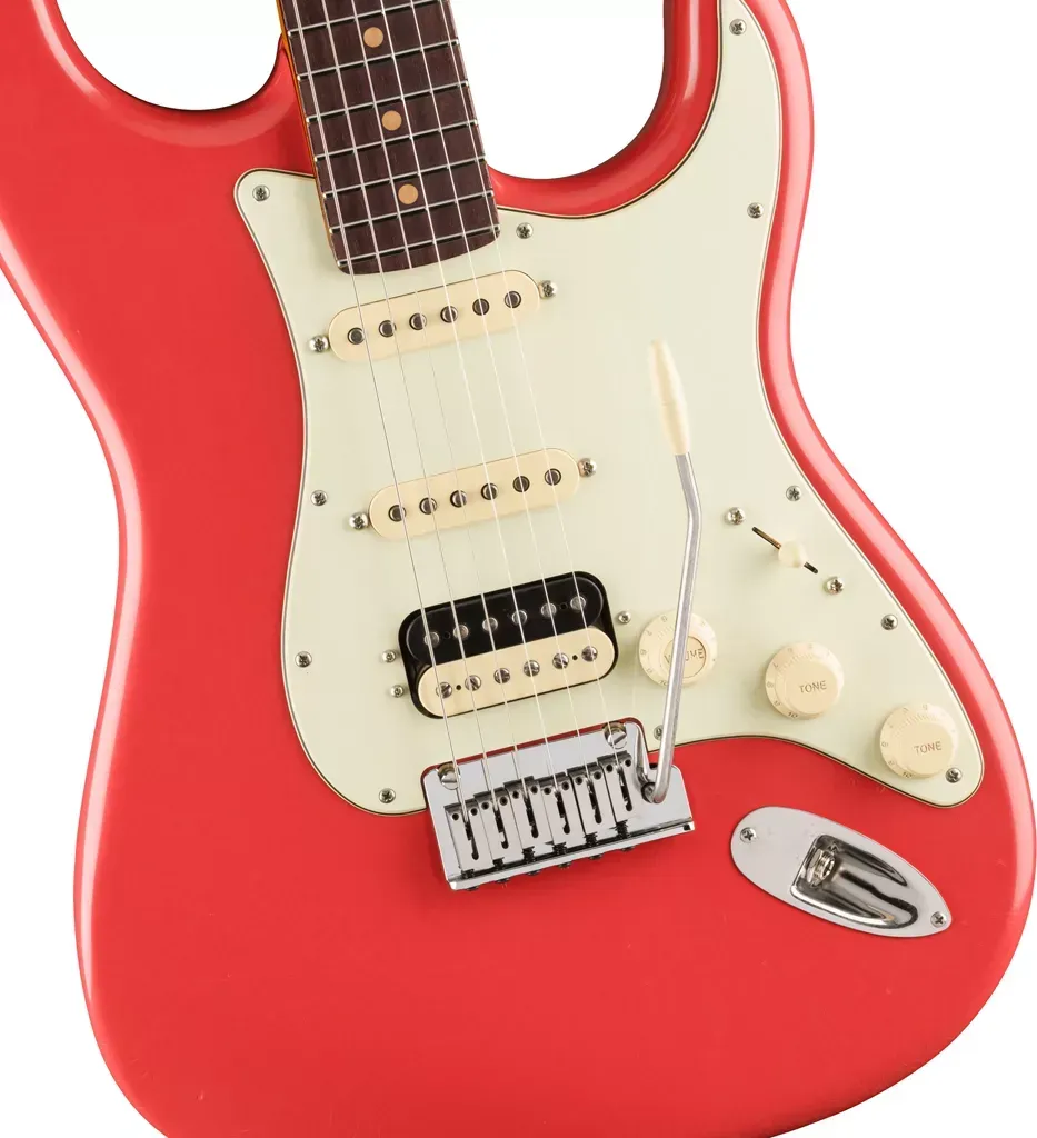 Fender American Ultra Luxe Vintage '60s Stratocaster Electric Guitar - Fiesta Red — view 4