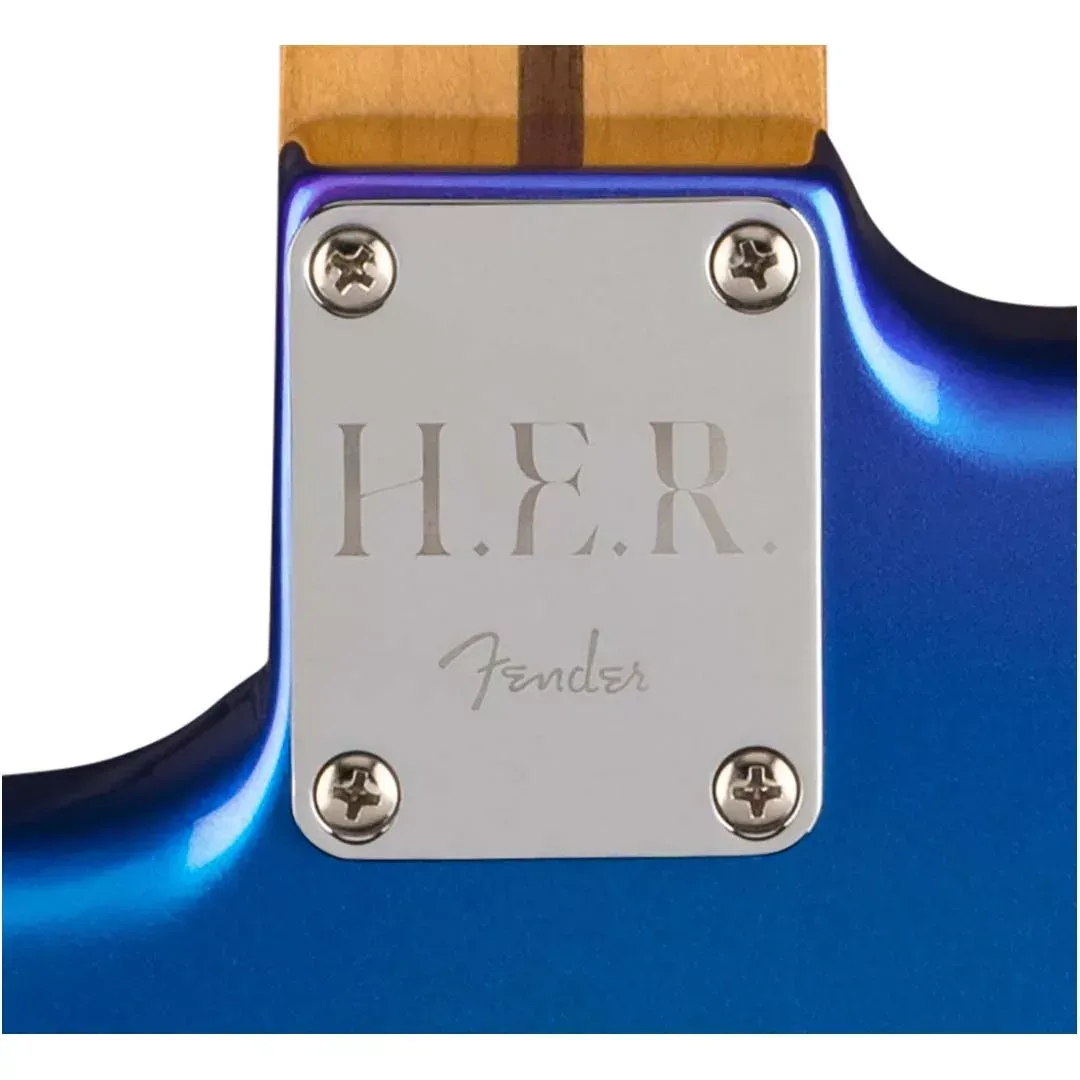 Fender Limited Edition H.E.R. Stratocaster Guitar - Blue Marlin — view 5