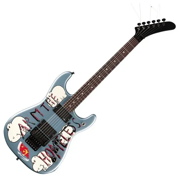 Fender Tom Morello's Arm The Homeless Electric Guitar - Blue Ice Metallic — view 3