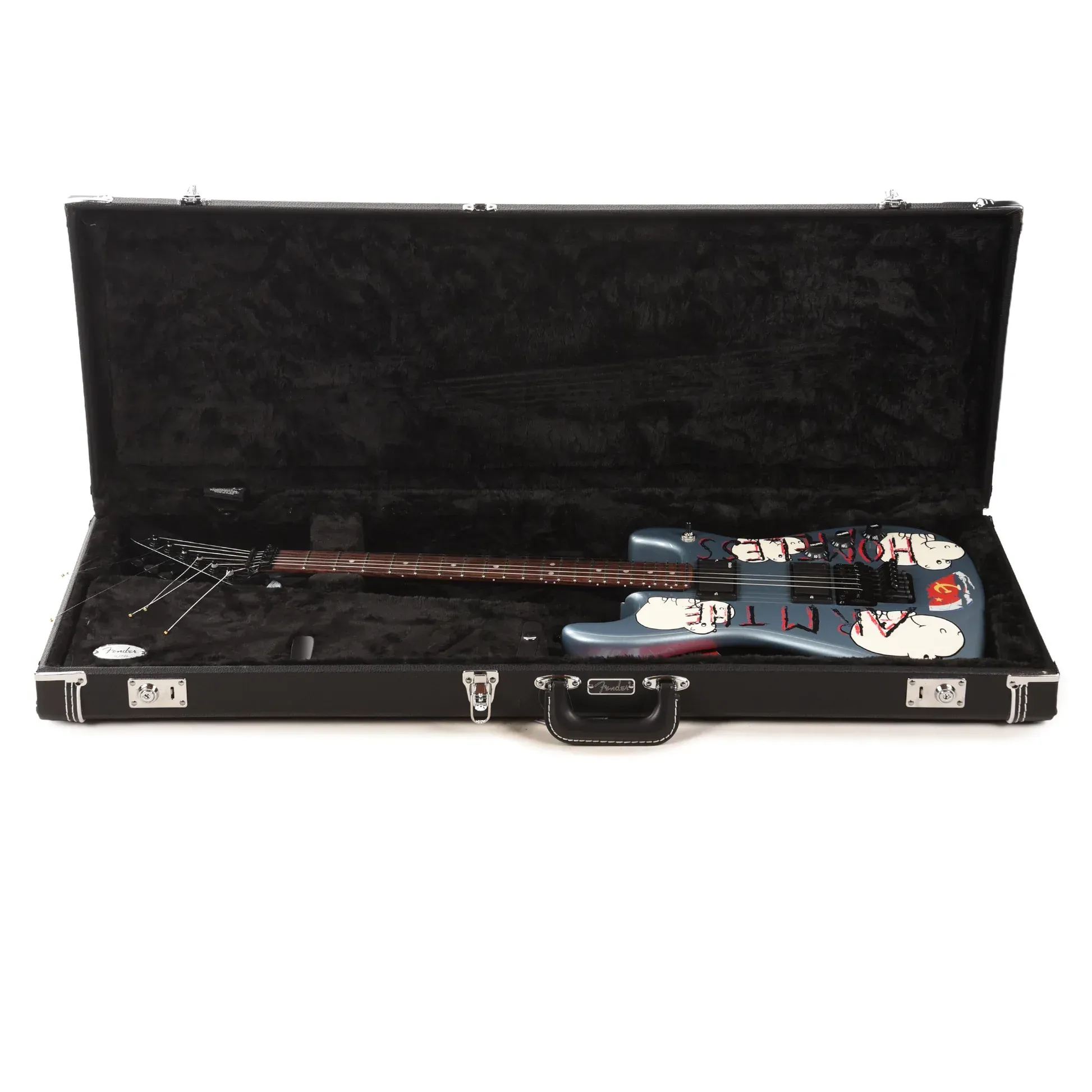 Fender Tom Morello's Arm The Homeless Electric Guitar - Blue Ice Metallic — view 7