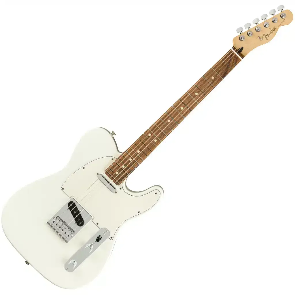 Fender Player Telecaster Electric Guitar - Pau Ferro Fingerboard - Polar White Finish — view 2
