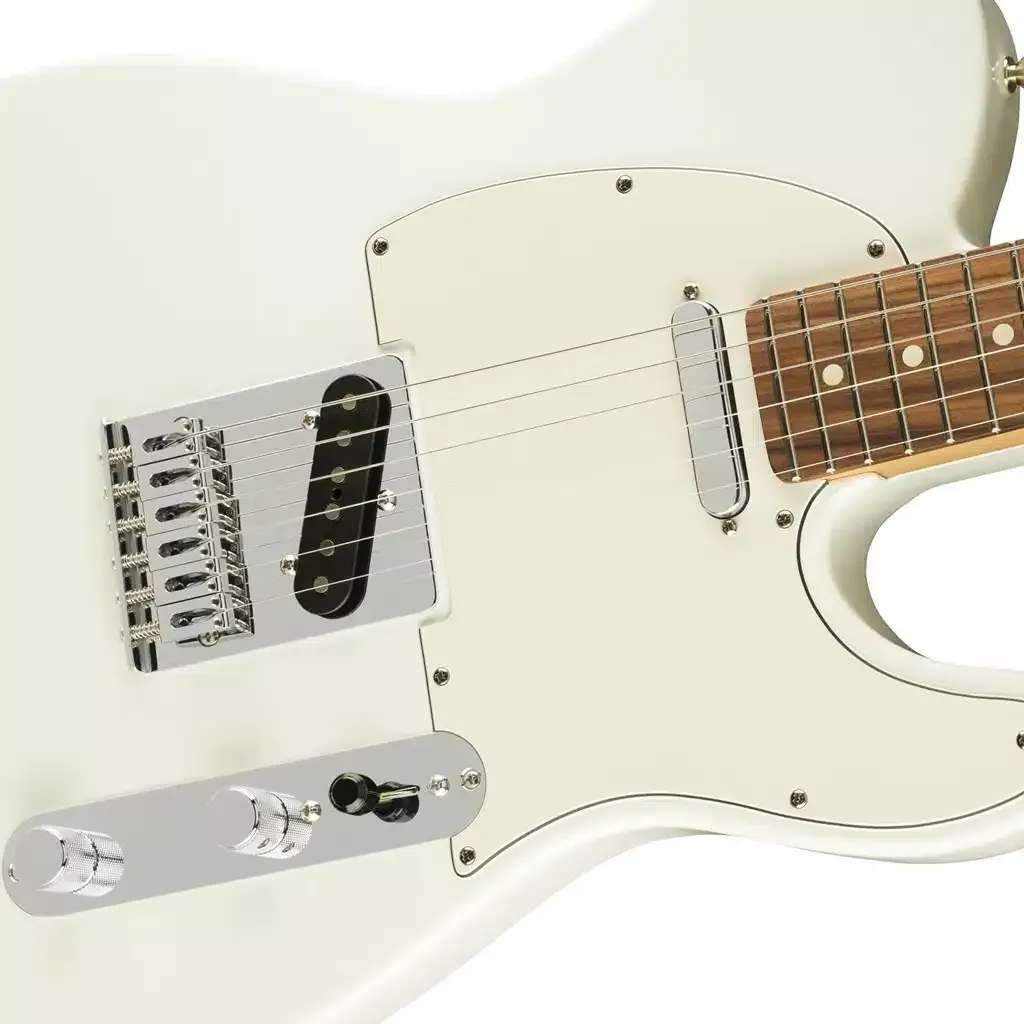 Fender Player Telecaster Electric Guitar - Pau Ferro Fingerboard - Polar White Finish — view 3