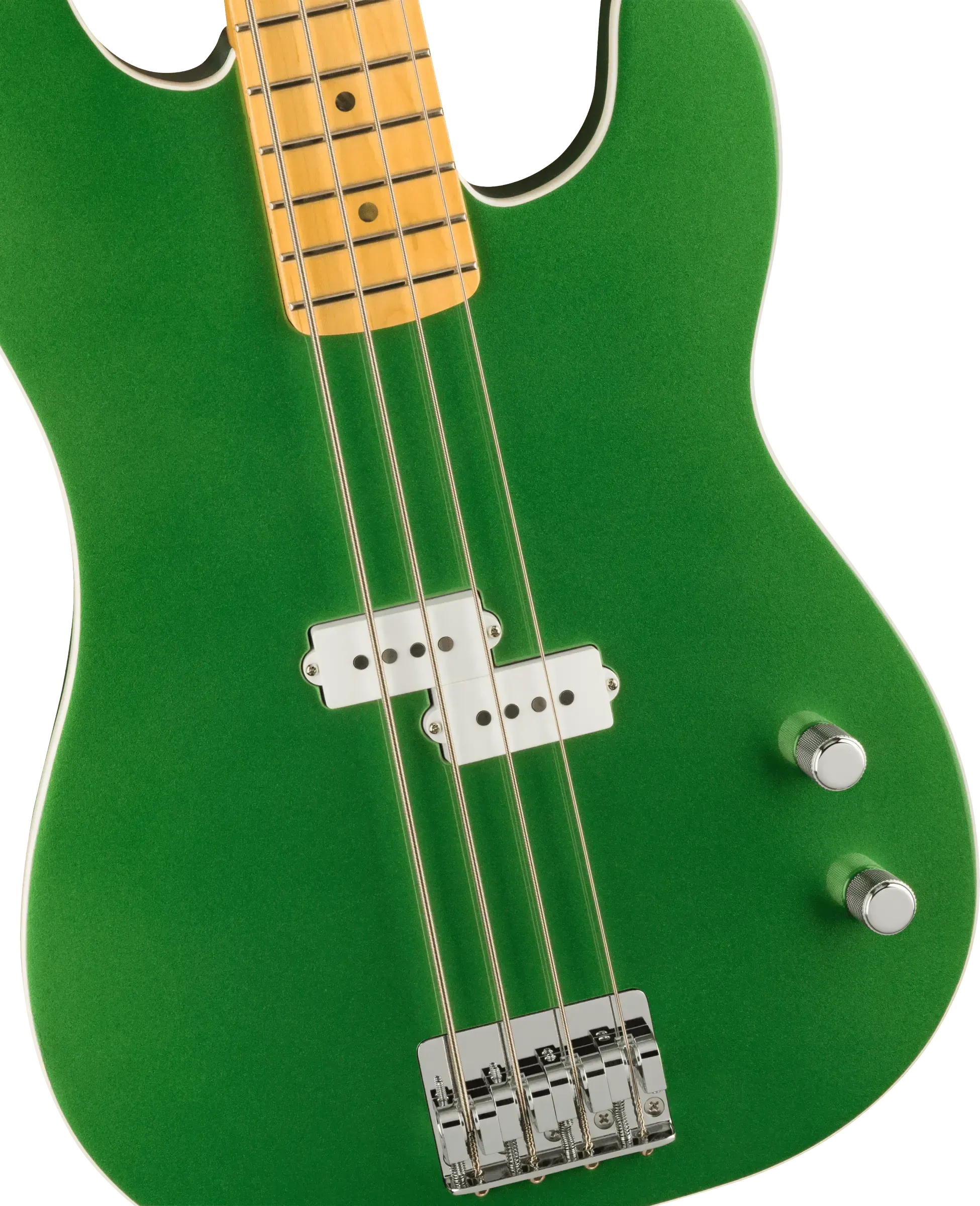 Fender Aerodyne Special Precision Bass - Speed Green Metallic — view 2