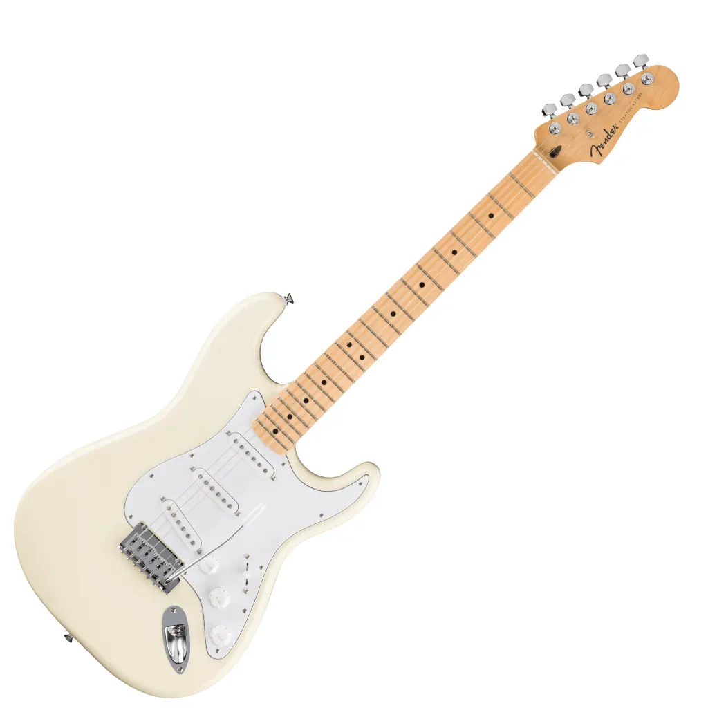 Fender Standard Stratocaster Electric Guitar - Olympic White — view 2